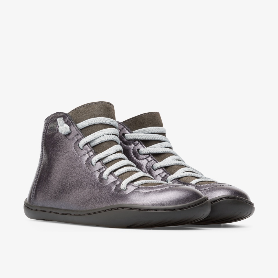 Botas Camper Peu Niña - Metal Gris | Camper Online + 7128EHGOQ